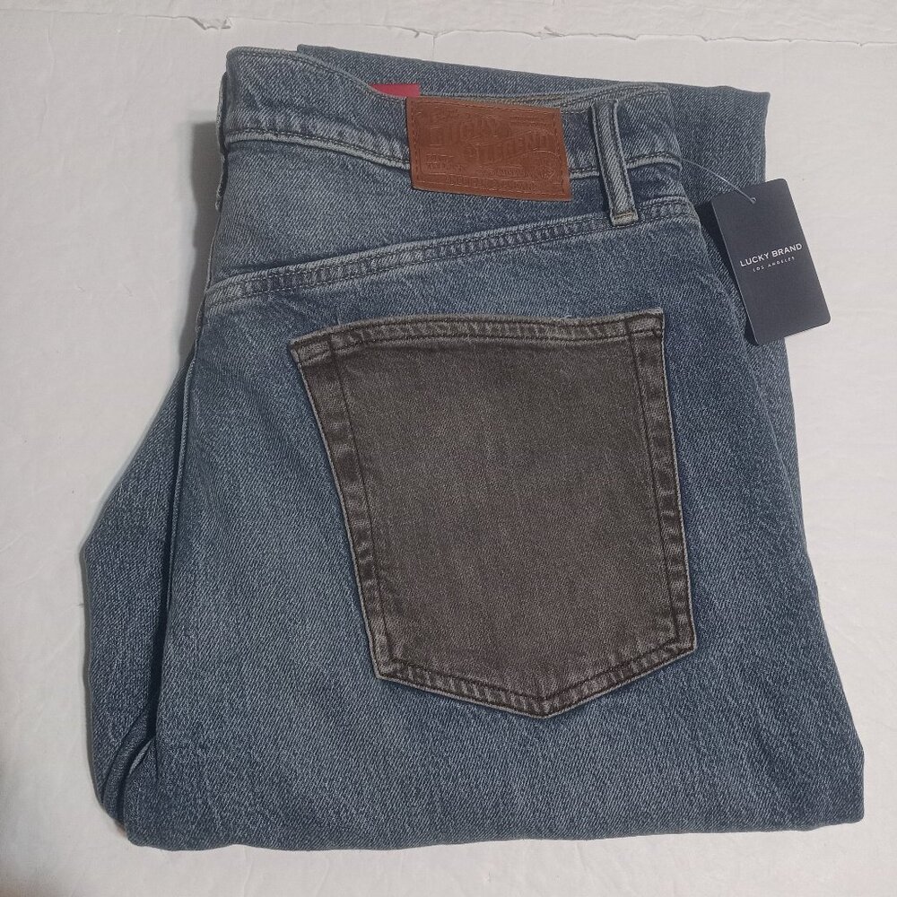 Lucky Brand Lucky Legend Women's 90s High Rise Straight Button Fly Jeans 14 NWT